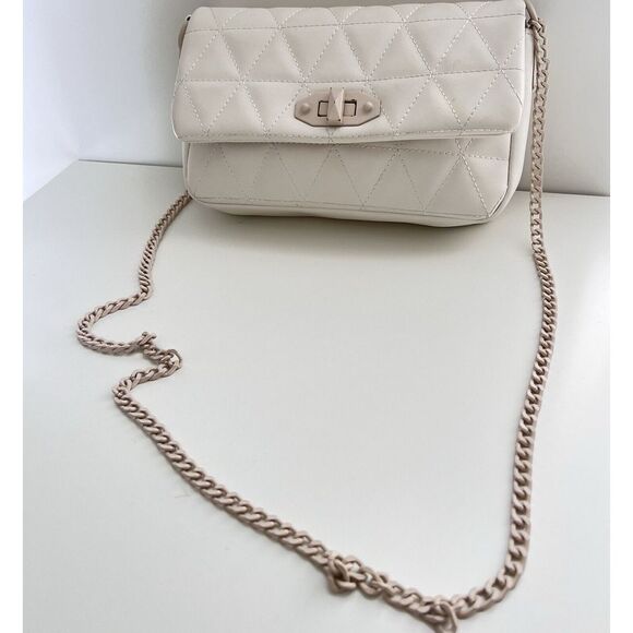 Quilted Small Chain Strap Crossbody Purse Bag Vegan Leather Forever 21 - Picture 7 of 14
